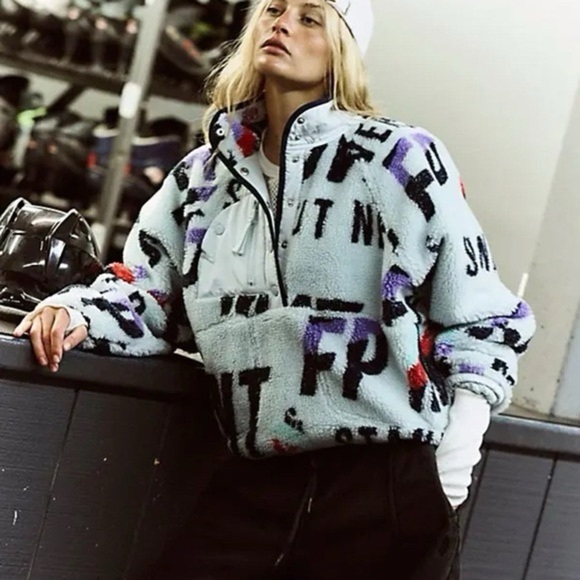 FREE PEOPLE Hit The Slopes Fleece L - Picture 2 of 8